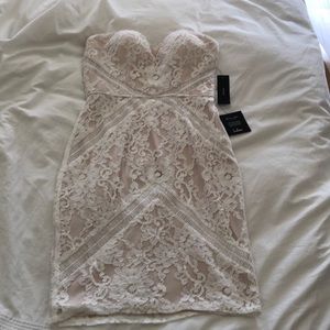 Lulus White Lace Dress NWT